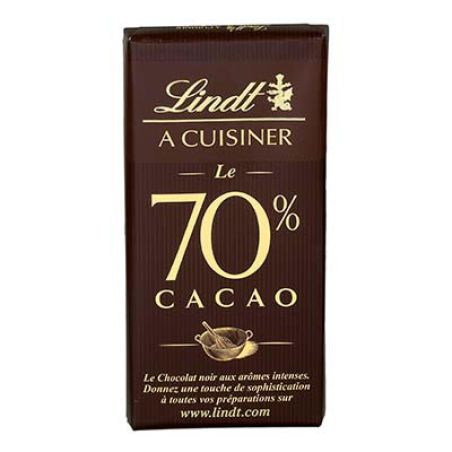 Lindt Chocolat Dessert Noir Tablette 200G