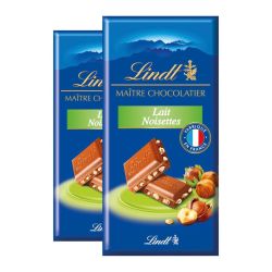 Lindt Chocolat Au Lait Noisettes : Les 2 Tablettes De 100 G - 200