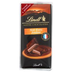 Lindt Maitre Choco Chocolat Noir Extra Fondant : Les 3 Tablettes De 100 G