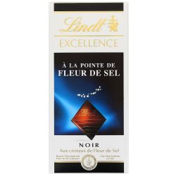 Lindt Excellence Chocolat Noir/Fleur De Sel : La Tablette 100 G