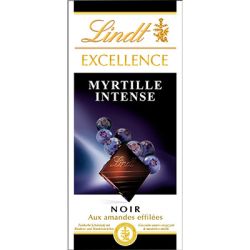 Lindt Chocolat Excellence Noir Myrtille 100G