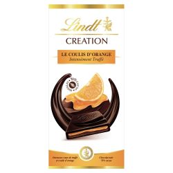 Lindt Chocolat Noir Coulis Orange Creation La Tablette De 150G