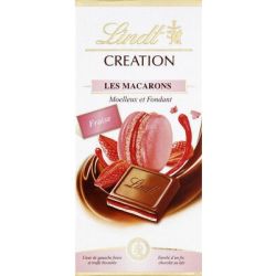 Lindt Tablette 150G Chocolat Creation Lait Macaron Fraise