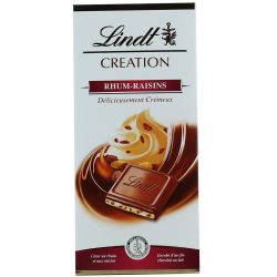 Lindt Tablette 150G Chocolat Creation Rhum Raisin