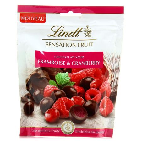 Lindt Sens.Frt Framb/Cranb150G