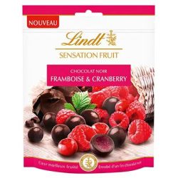 Lindt Sens Ft Framb & Cran 65G