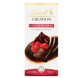 Lindt Creation Création Chocolat Noir Ganache Framboise : La Tablette De 150 G