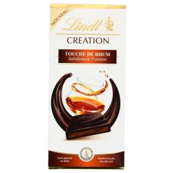 Lindt Création Chocolat Touche De Rhum : La Tablette 150 G