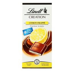 Lindt Creation Création Chocolat Au Lait/Citron Frappé : La Tablette De 150 G