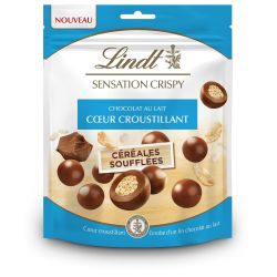 Lindt Sensation Crispy Chocolat Au Lait : Le Sachet De 140G