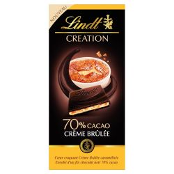 Lindt Création Chocolat Noir Crème Brûlée : La Tablette De 140G