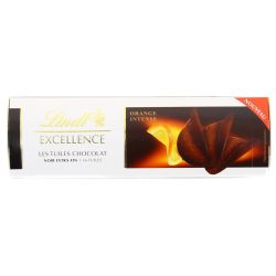 Lindt Excellence Biscuits Tuiles Chocolats : La Boite De 125G