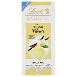 Lindt Excellence Chocolat Blanc Vanille : La Tablette De 100 G