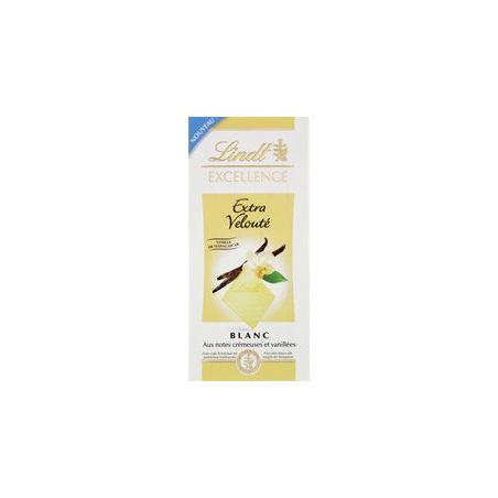 Lindt Excellence Chocolat Blanc Vanille : La Tablette De 100 G