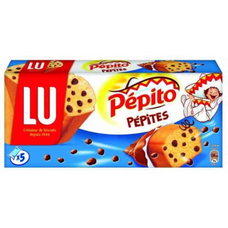 Lu Gâteaux Pépites De Chocolat Pépito : Le Paquet 5 - 150 G