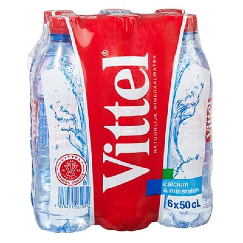 Vittel Eau Minérale Naturelle : Le Pack De 6 Bouteilles 50Cl