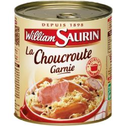 William Saurin Plat Cuisiné Choucroute Garnie : La Boite De 800 G