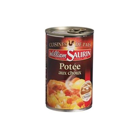 William Saurin Plat Cuisiné Pôtée À L'Auvergnateaux Choux Frais : La Boite De 420 G