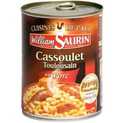 William Saurin Plat Cuisiné Cassoulet : La Boite De 840 G