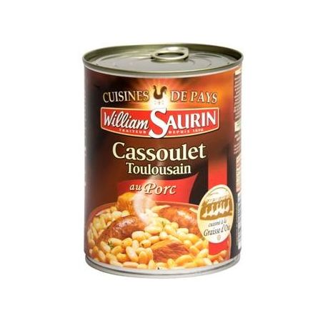 William Saurin Plat Cuisiné Cassoulet : La Boite De 840 G