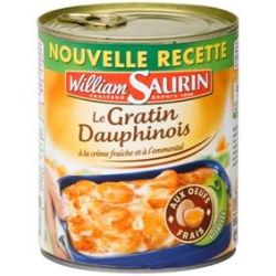 William Saurin Plat Cuisiné Gratin Dauphinois : La Boite De 850 G