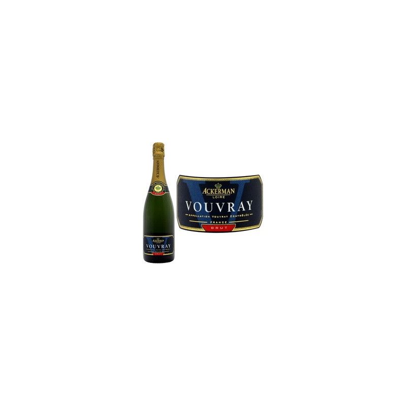 Ackerman Vin Pétillant Vouvray Brut : La Bouteille De 75 Cl