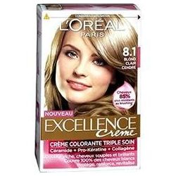 L'Oréal Paris Excellence Crème Coloration Permanente 8.1 Blond Clair Cendré