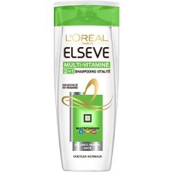 Elseve L'Oréal Paris Elsève Shampooing 2 En 1 Vitalité Le Flacon De 250Ml