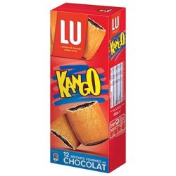 Lu Biscuits Kango Fourrés Chocolat : La Boite De 12 - 225 G