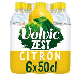 Volvic Eau Aromatisée Citron : Le Pack De 6 Bouteilles 50Cl