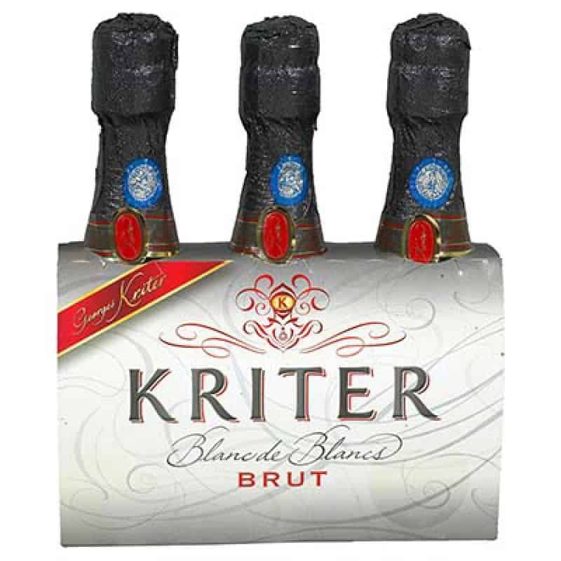 Kriter Vin Effervescent Brut Bouteilles Blanc De Blancs Pack 3X20Cl