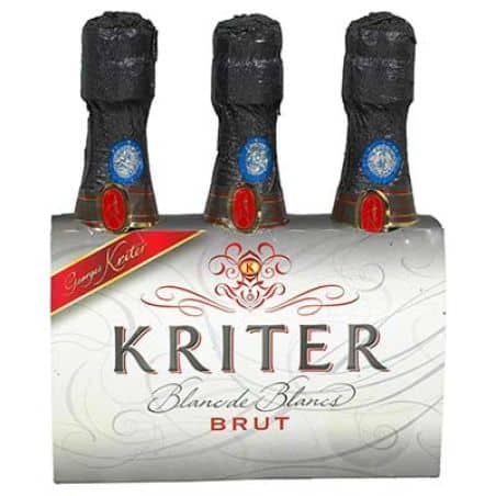 Kriter Vin Effervescent Brut Bouteilles Blanc De Blancs Pack 3X20Cl