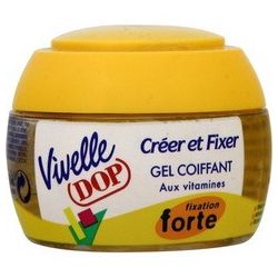 Vivelle Dop Gel Coiffant Aux Vitamines, Fixation Forte : Le Pot De 150Ml