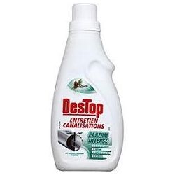 Destop Nettoyant Canalisations Parfum Intense : Le Flacon De 750 Ml