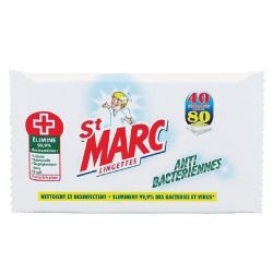 St Marc Lingettes Antibactériennes : Le Paquet De 40