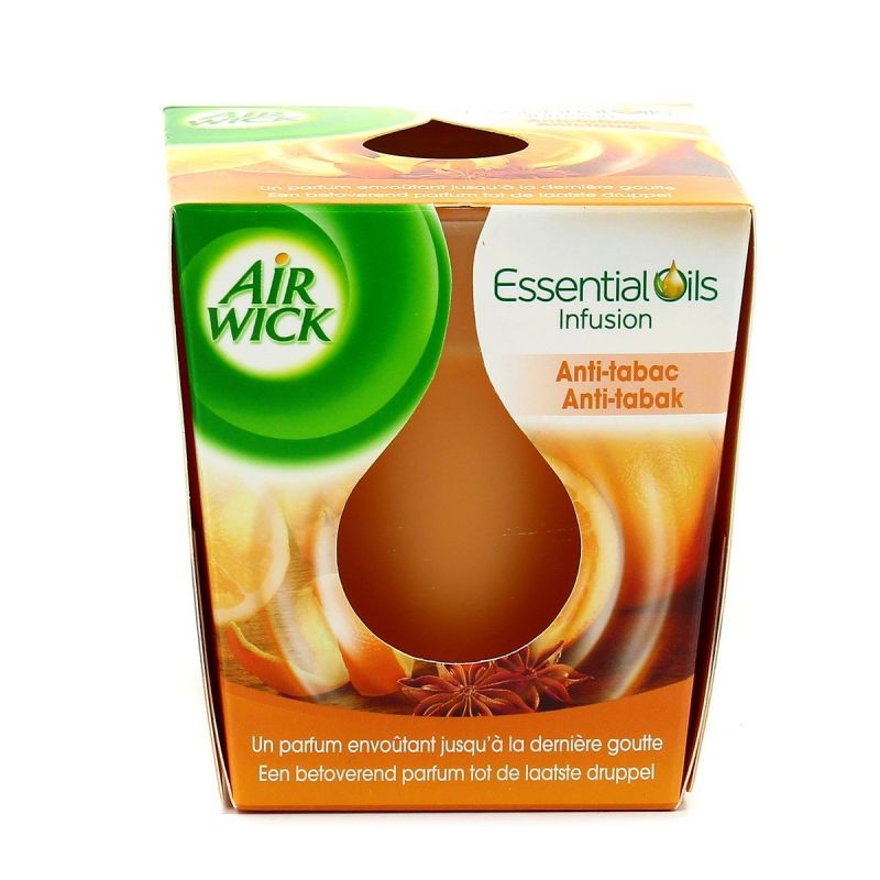Air Wick Bougie Anti-Tabac : Le Verre De 105 G
