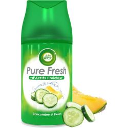 Air Wick Pure Fresh Recharge Désodorisant Concombre & Melon 250Ml