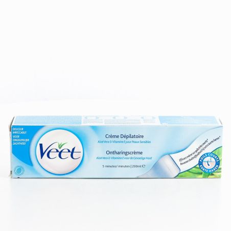Veet Flacon 200Ml Creme Depilatoire Dermo Respect