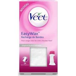 Veet Recharge De Bandes Easy Wax : La Boite 24