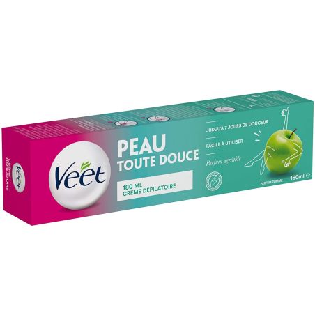 Veet Crème Dépilatoire Parfum Pomme 180Ml