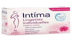Intima Lingettes Individuelles : La Boite De 16