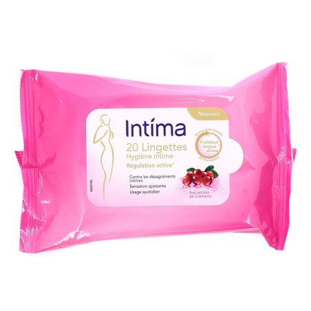 Intima Lingettes Hygiène Intime Régulation Active X20