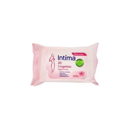 Intima Lingettes Hygiène Intime Douceur Et Protection X20
