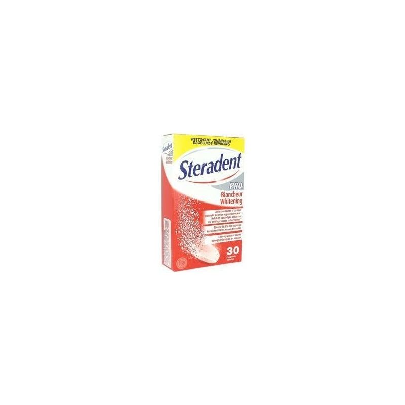 Steradent 36 Comprimes Blancheur Pro