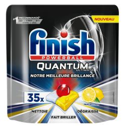Finish Tablette Lave-Vaisselle Quantum Citron : Le Paquet De 35 Doses