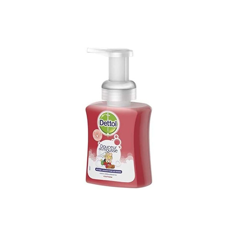 Dettol Mousse Lavante Savon Mains Fraise Action Nettoyante 250Ml