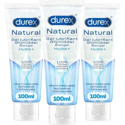 Durex Gels Lubrifiants Naturels Hydratants Base Eau (Acide Hyaluronique) 100Ml