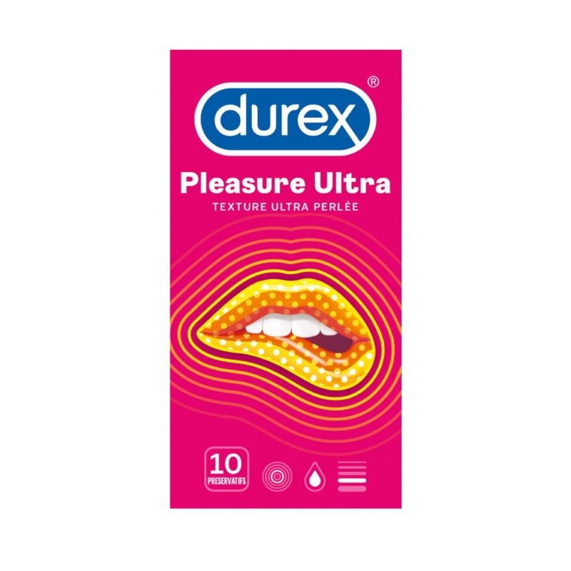 Durex Préservatif Pleasure Ultra : La Boîte De 10 Préservatifs
