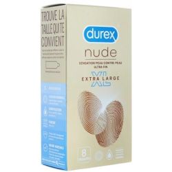 Durex Nude Extra Large 8 Préservatifs