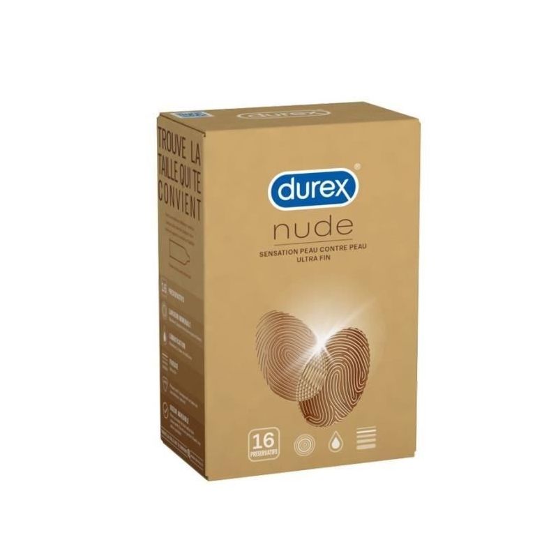 Durex Préservatifs Nude 16 Pièces